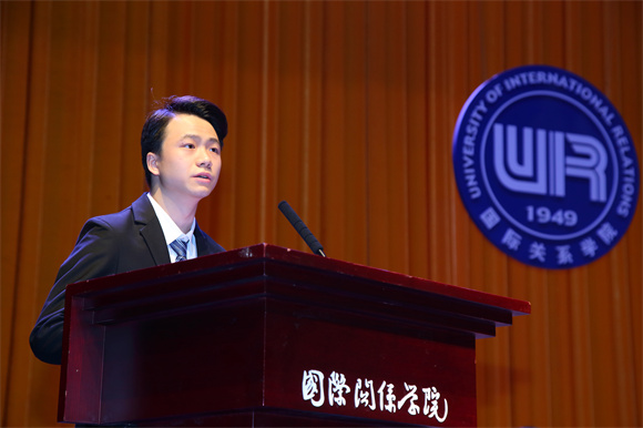 公共管理系单景泽同学发言 公共管理系单景泽同学发言