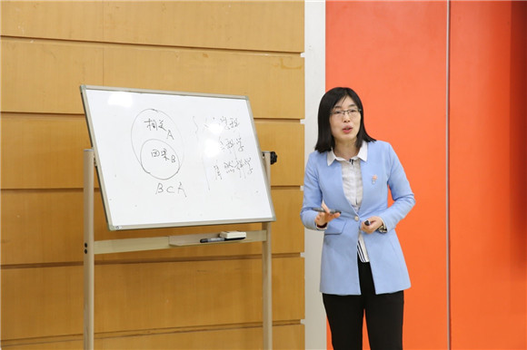 曹玮老师进行现场展示 曹玮老师进行现场展示